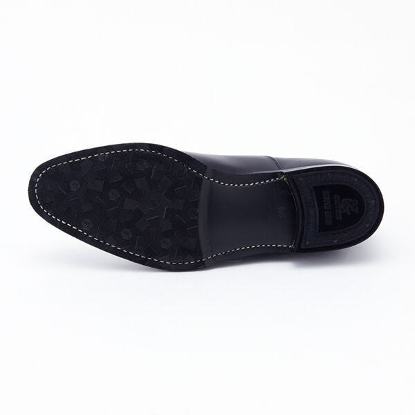 カラーブラックスコッチグレイン　革靴　R1813BL（E） ブラック